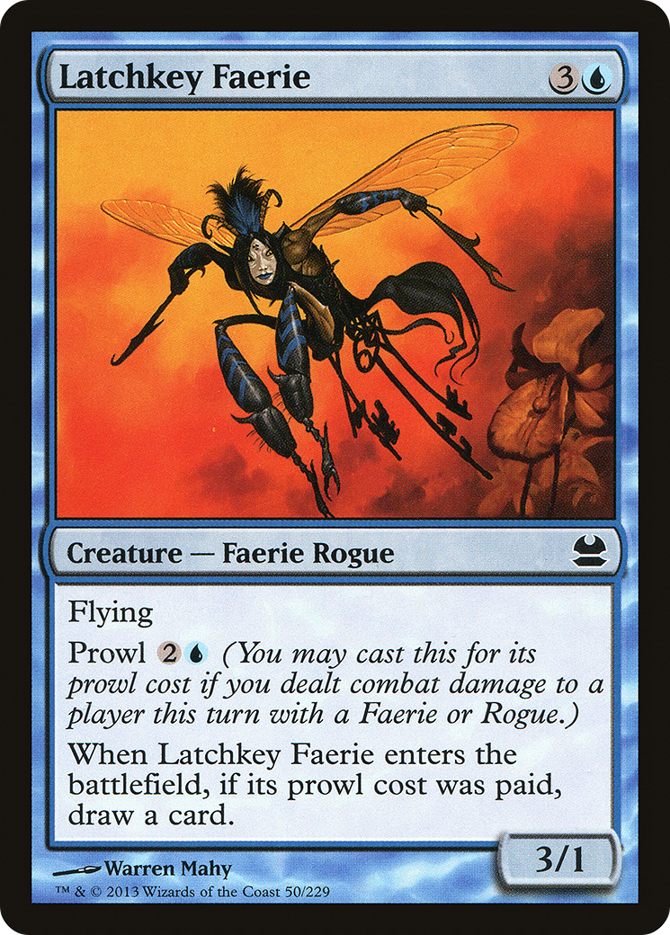 Latchkey Faerie (MMA-050) [Modern Masters] Foil MTG Single Modern Masters