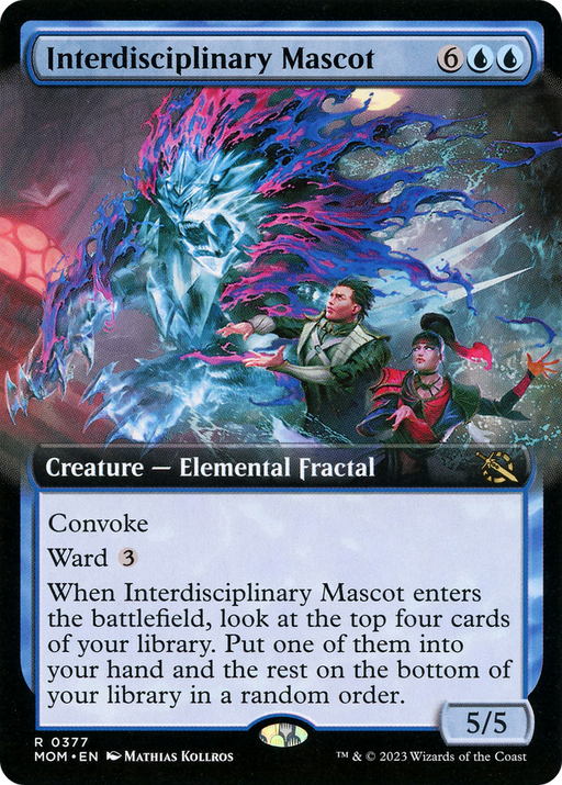 Interdisciplinary Mascot (MOM-377) [March of the Machine] (Extended Art) MTG Single Wizards of the Coast