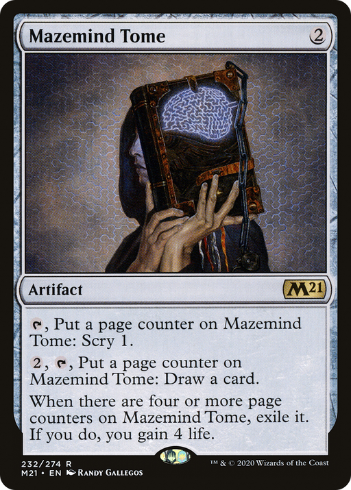 Mazemind Tome (M21-232) [Core Set 2021] Foil MTG Single Wizards of the Coast