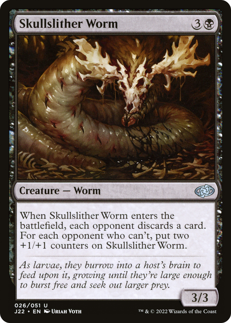 Skullslither Worm (J22-026) [Jumpstart 2022] MTG Single Wizards of the Coast
