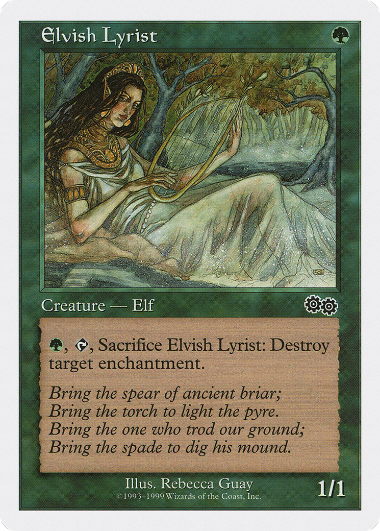 Elvish Lyrist (BRB-023) [Misc] Battle Royale Box Set MTG Single Wizards of the Coast
