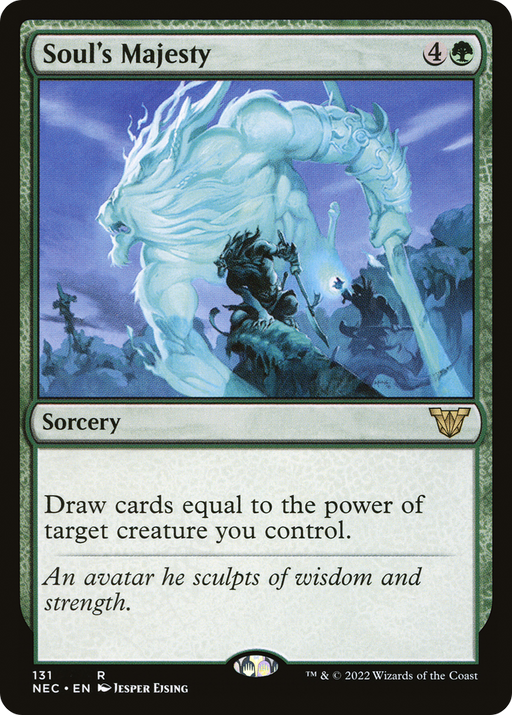 Soul's Majesty (NEC-131) [Neon Dynasty Commander] MTG Single Wizards of the Coast