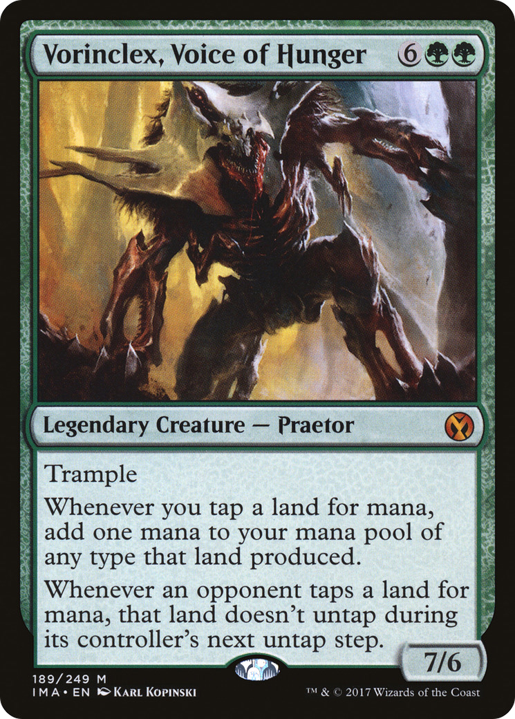 Vorinclex, Voice of Hunger (IMA-189) [Iconic Masters] Foil MTG Single Wizards of the Coast