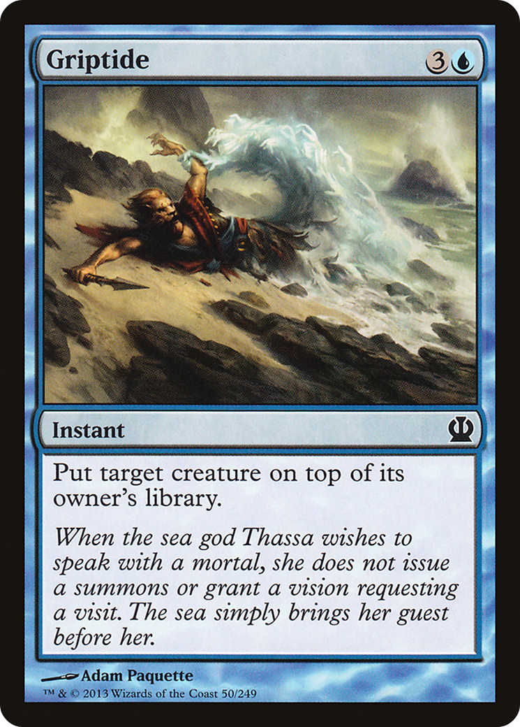 Griptide (THS-050) [Theros] Foil MTG Single Wizards of the Coast