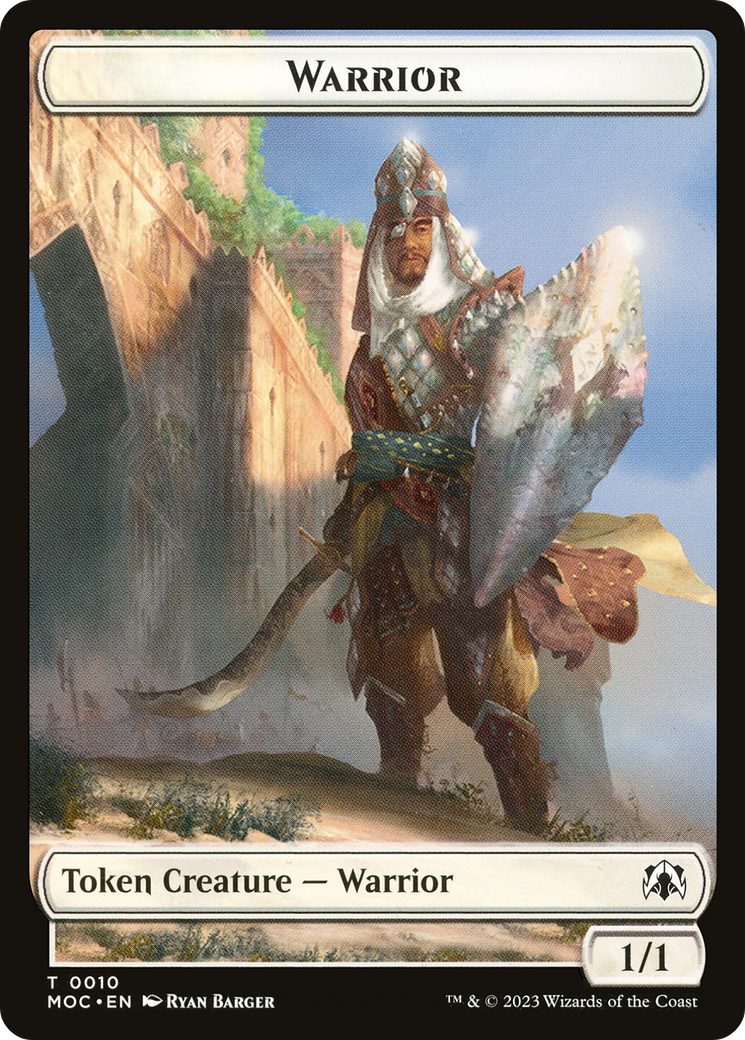 Warrior (TMOC-010) [Tokens] March of the Machine Commander Tokens MTG Single Wizards of the Coast