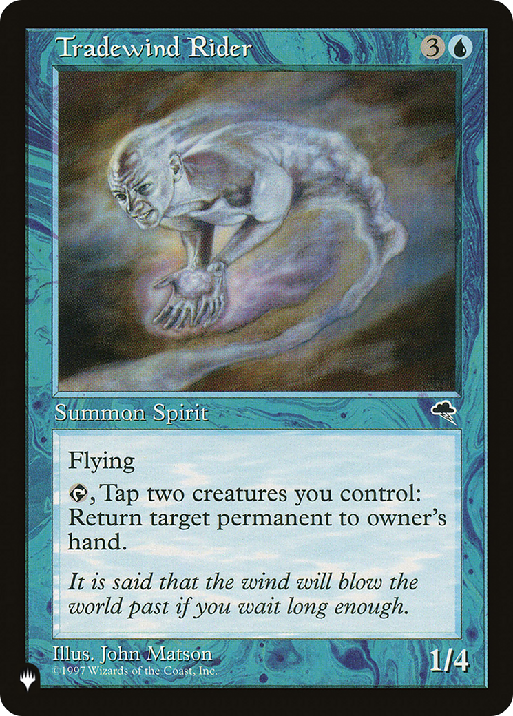 Tradewind Rider (LIST-TMP-98) [Mystery Booster] The List MTG Single Wizards of the Coast