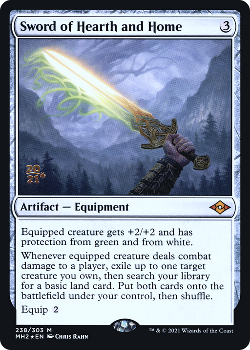 Sword of Hearth and Home (PRE-238) [Modern Horizons 2 Promos] Foil MTG Single Wizards of the Coast