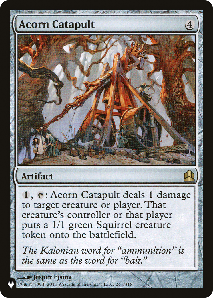Acorn Catapult (LIST-CMD-241) [The List] MTG Single Magic: The Gathering
