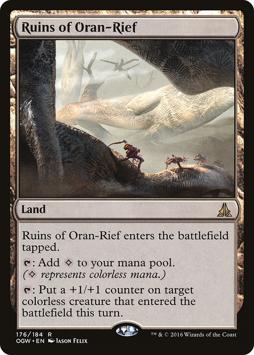 Ruins of Oran-Rief (OGW-176) [Oath of the Gatewatch] MTG Single Wizards of the Coast