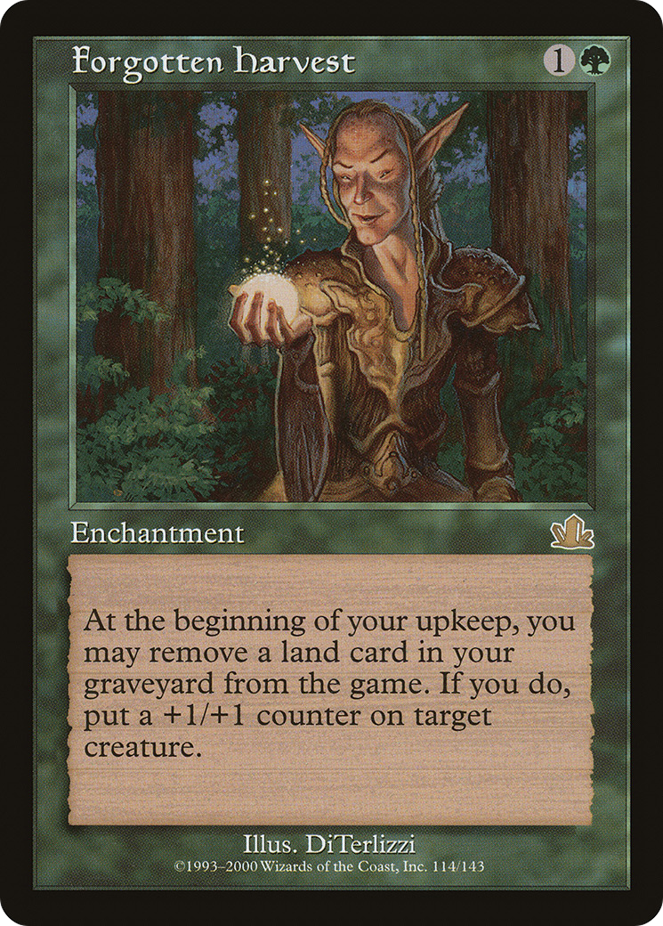 Forgotten Harvest (PCY-114) [Prophecy] MTG Single Wizards of the Coast