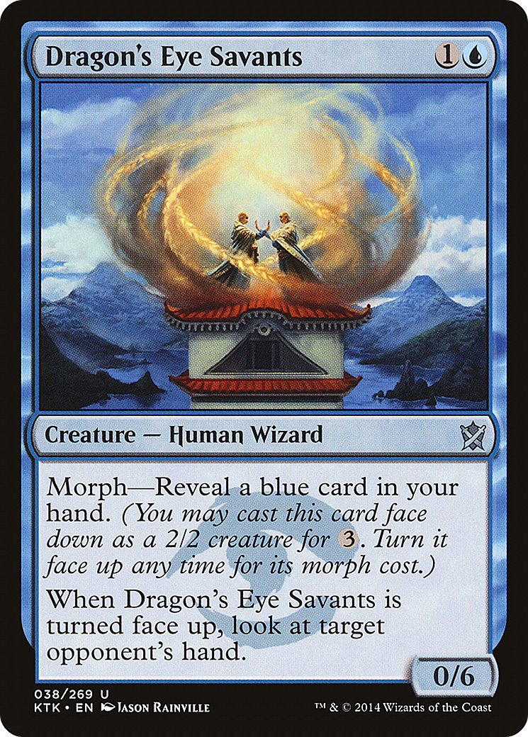 Dragon's Eye Savants (KTK-038) [Khans of Tarkir] Foil MTG Single Wizards of the Coast