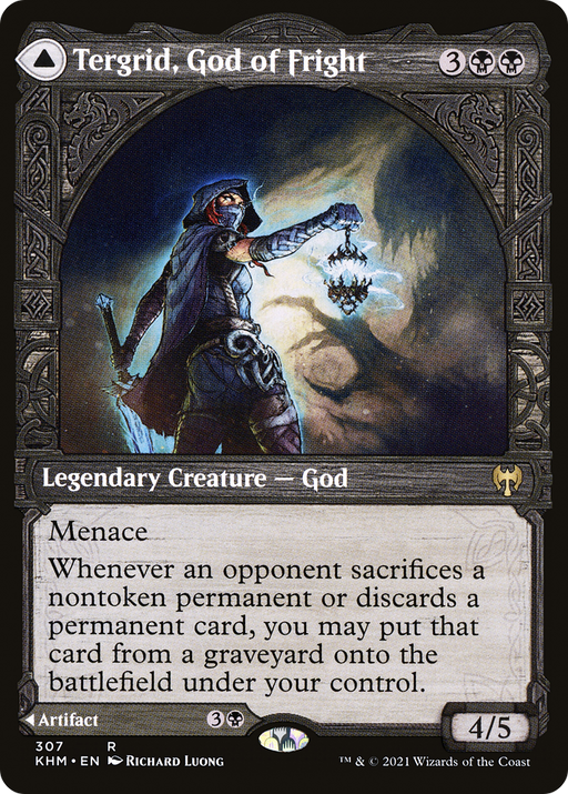 Tergrid, God of Fright (KHM-307) [Kaldheim] (Showcase) MTG Single Wizards of the Coast