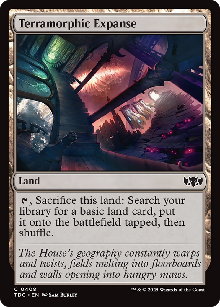Terramorphic Expanse (TDC-408) [Commander: Tarkir: Dragonstorm] MTG Single Wizards of the Coast
