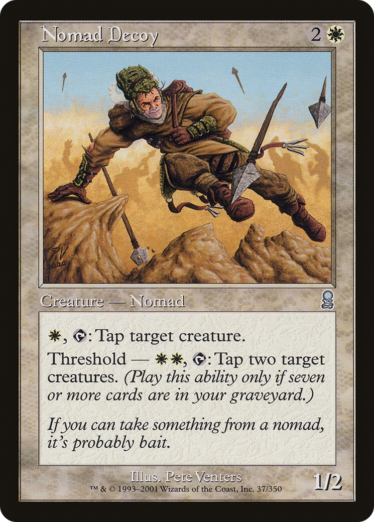 Nomad Decoy (ODY-037) [Odyssey] MTG Single Wizards of the Coast