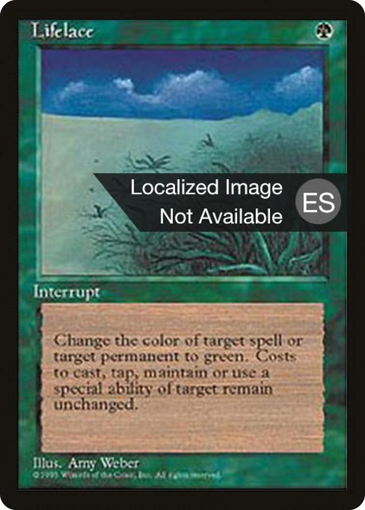 Lifelace (4BB-258) [Fourth Edition Foreign Black Border] MTG Single Wizards of the Coast