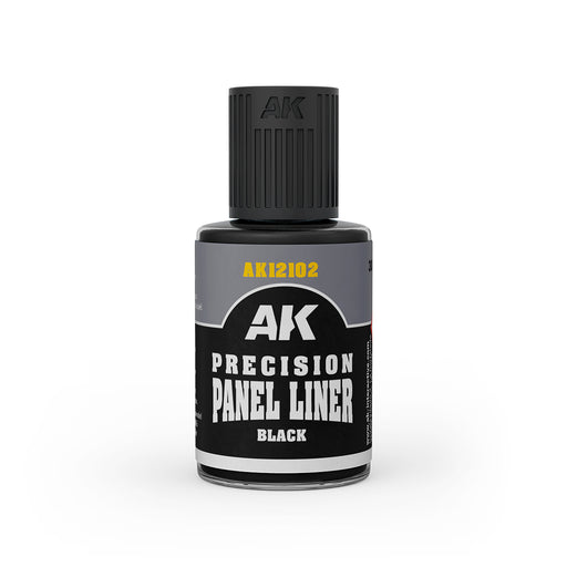 AK Interactive: Precision Panel Liner - Black Model Paints AK INTERACTIVE