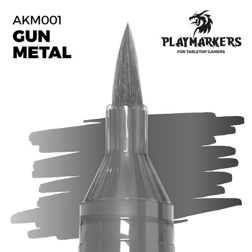 AK Interactive: Playmarkers - Gun Metal Model Paints AK INTERACTIVE