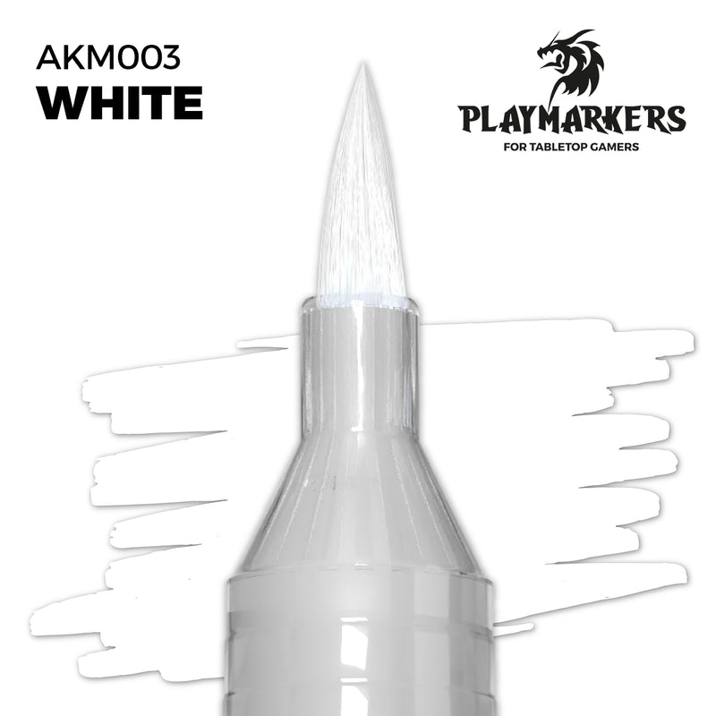 AK Interactive: Playmarkers - White Model Paints AK INTERACTIVE