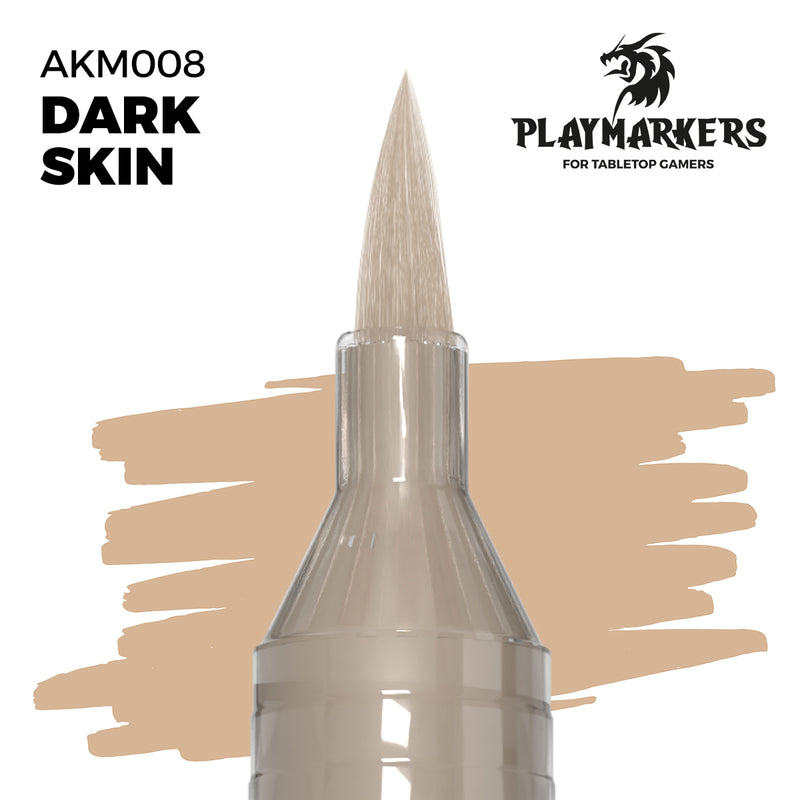 AK Interactive: Playmarkers - Dark Skin Model Paints AK INTERACTIVE