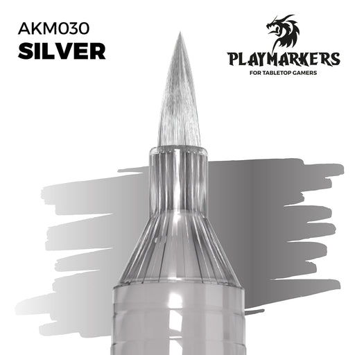 AK Interactive: Playmarkers - Silver Model Paints AK INTERACTIVE