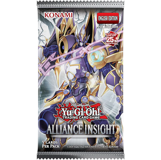 Yu-Gi-Oh! Alliance Insight - Booster Pack (First Edition) Yugioh Sealed Yu-Gi-Oh!