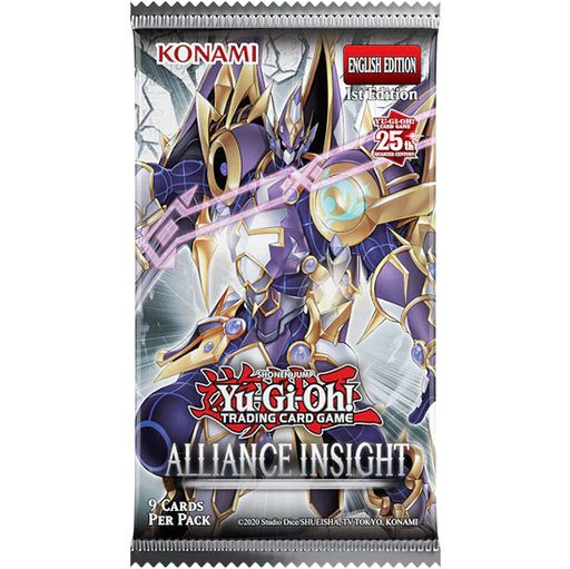 Yu-Gi-Oh! Alliance Insight - Booster Pack (First Edition) Yugioh Sealed Yu-Gi-Oh!
