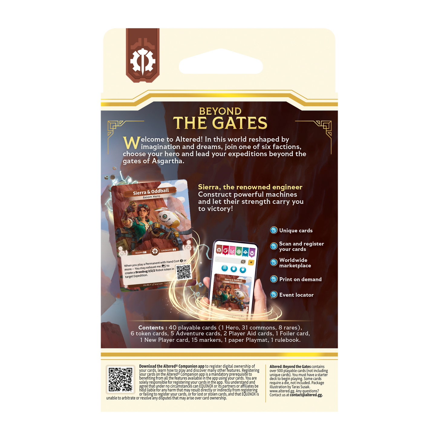 Altered TCG: Starter Deck - Axiom Altered TCG Sealed Equinox   