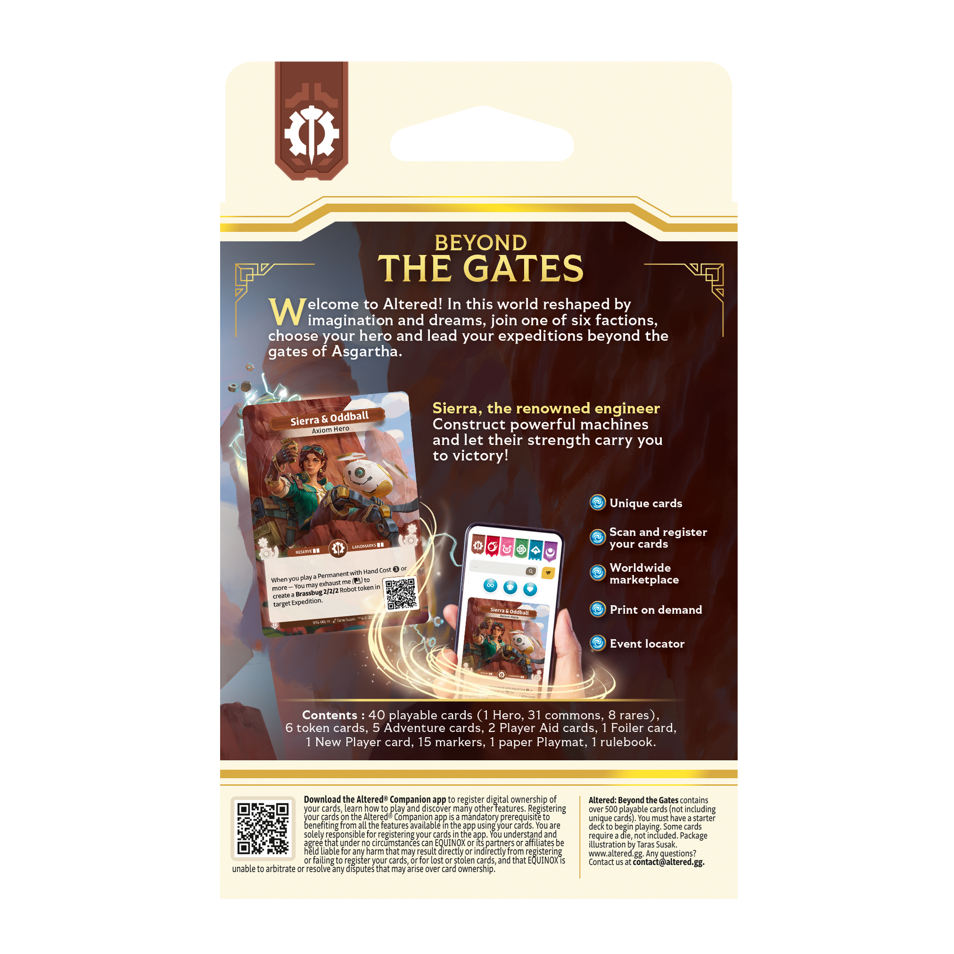 Altered TCG: Starter Deck - Axiom Altered TCG Sealed Equinox   