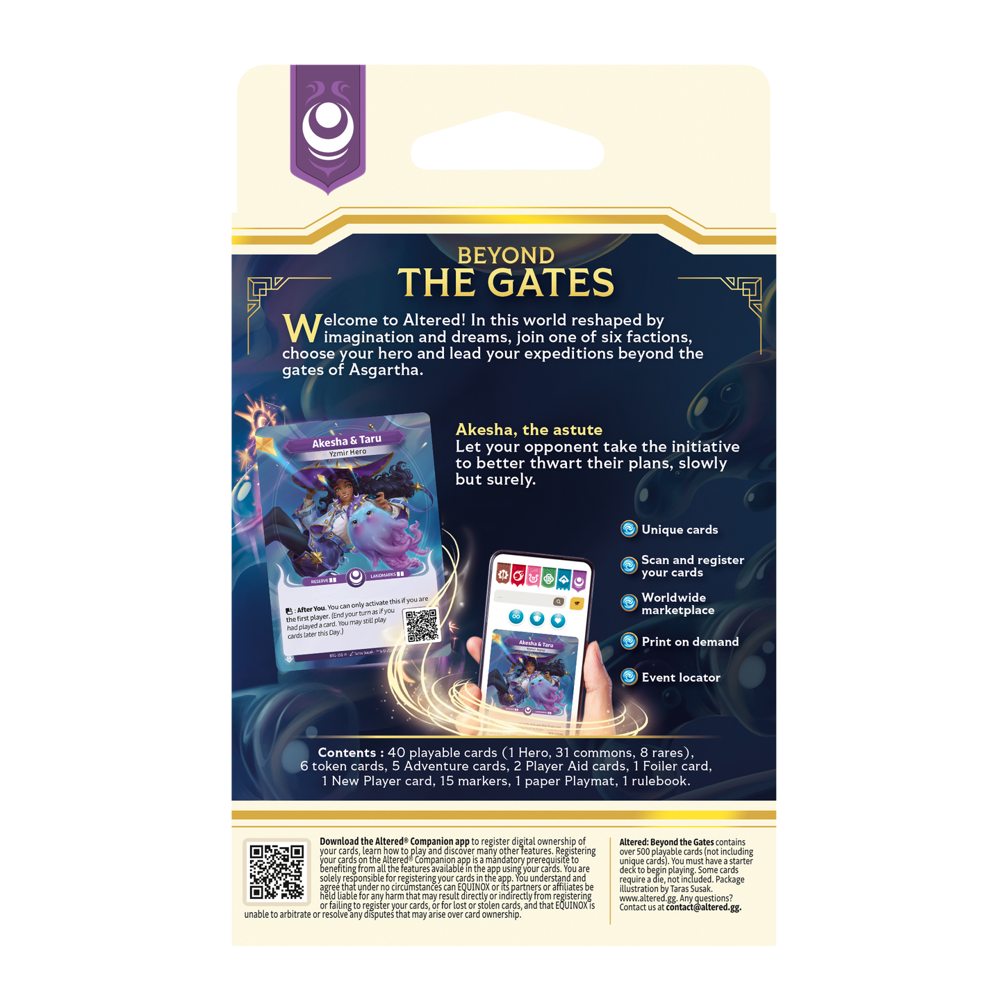 Altered TCG: Starter Deck - Yzmir Altered TCG Sealed Equinox   