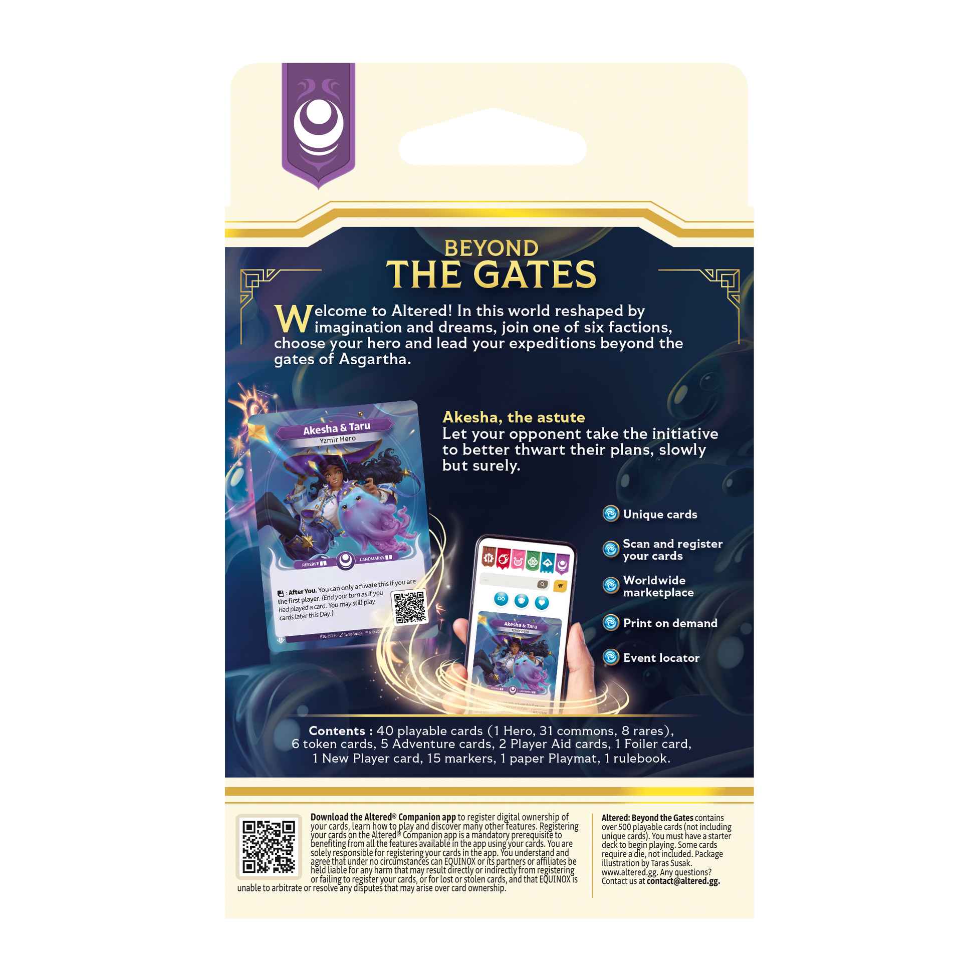 Altered TCG: Starter Deck - Yzmir Altered TCG Sealed Equinox   