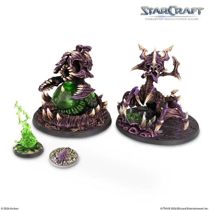 [PREORDER] StarCraft: Tabletop Miniatures Game - Zerg Zagara & Bile Launcher StarCraft: Tabletop Miniatures Game Archon Studio