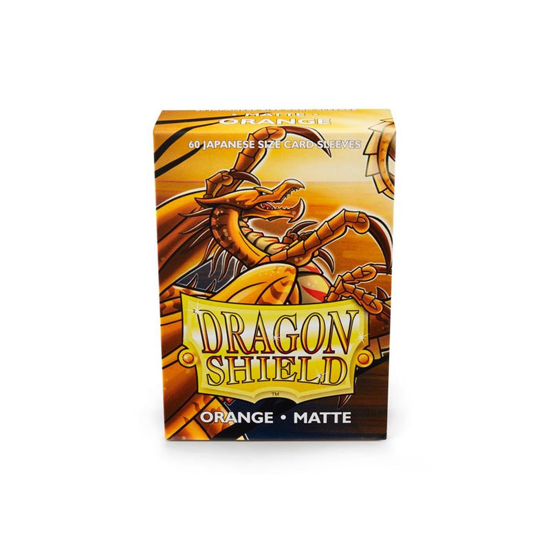 Dragon Shield: Japanese Size Sleeves - Matte Orange 60Ct