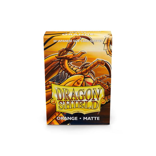 Dragon Shield: Japanese Size Sleeves - Matte Orange 60Ct Card Sleeves Dragon Shield