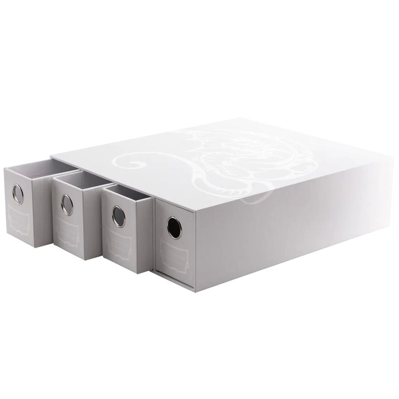 Dragon Shield: Fortress Horizontal 4 Card Drawers - White