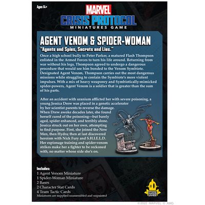 Marvel Crisis Protocol: Agent Venom & Spider-Woman Marvel Crisis Protocol Atomic Mass Games   