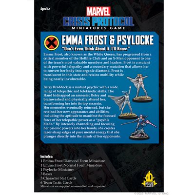 Marvel Crisis Protocol: Emma Frost & Psylocke Marvel Crisis Protocol Atomic Mass Games   