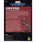 Marvel Crisis Protocol: Klaw & M'baku Marvel Crisis Protocol Atomic Mass Games   