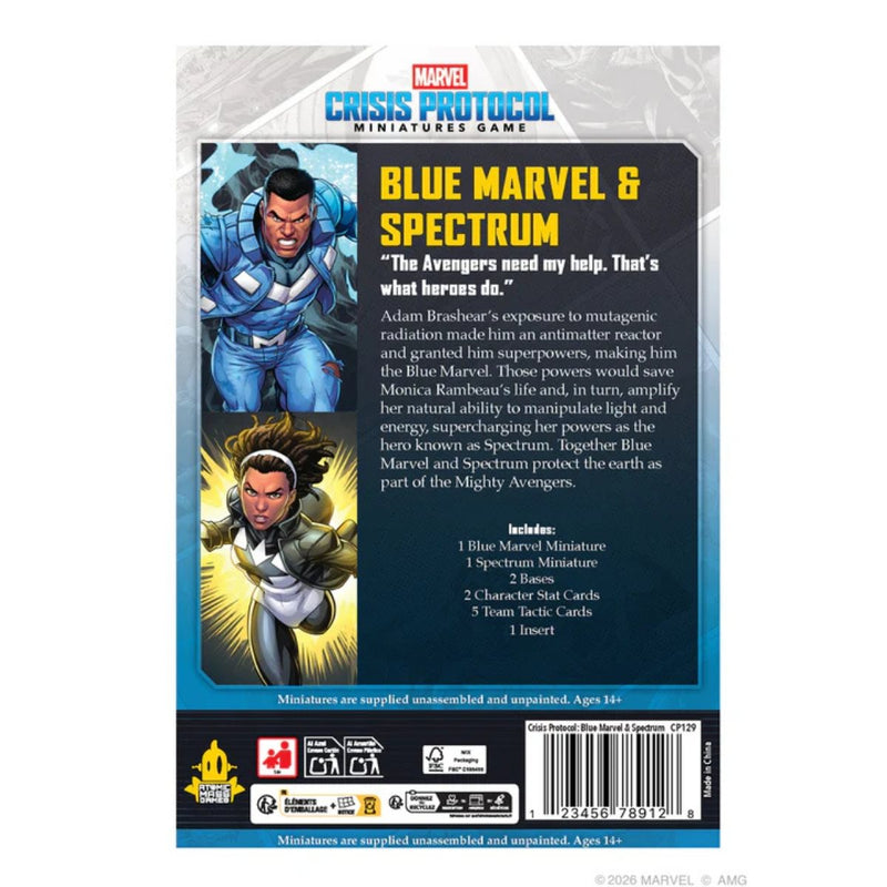 Marvel Crisis Protocol: Blue Marvel & Spectrum Marvel Crisis Protocol Atomic Mass Games