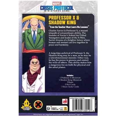 Marvel Crisis Protocol: Professor X & Shadow King Marvel Crisis Protocol Atomic Mass Games   