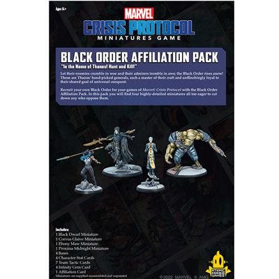 Marvel Crisis Protocol: Black Order Affiliation Pack Marvel Crisis Protocol Atomic Mass Games   