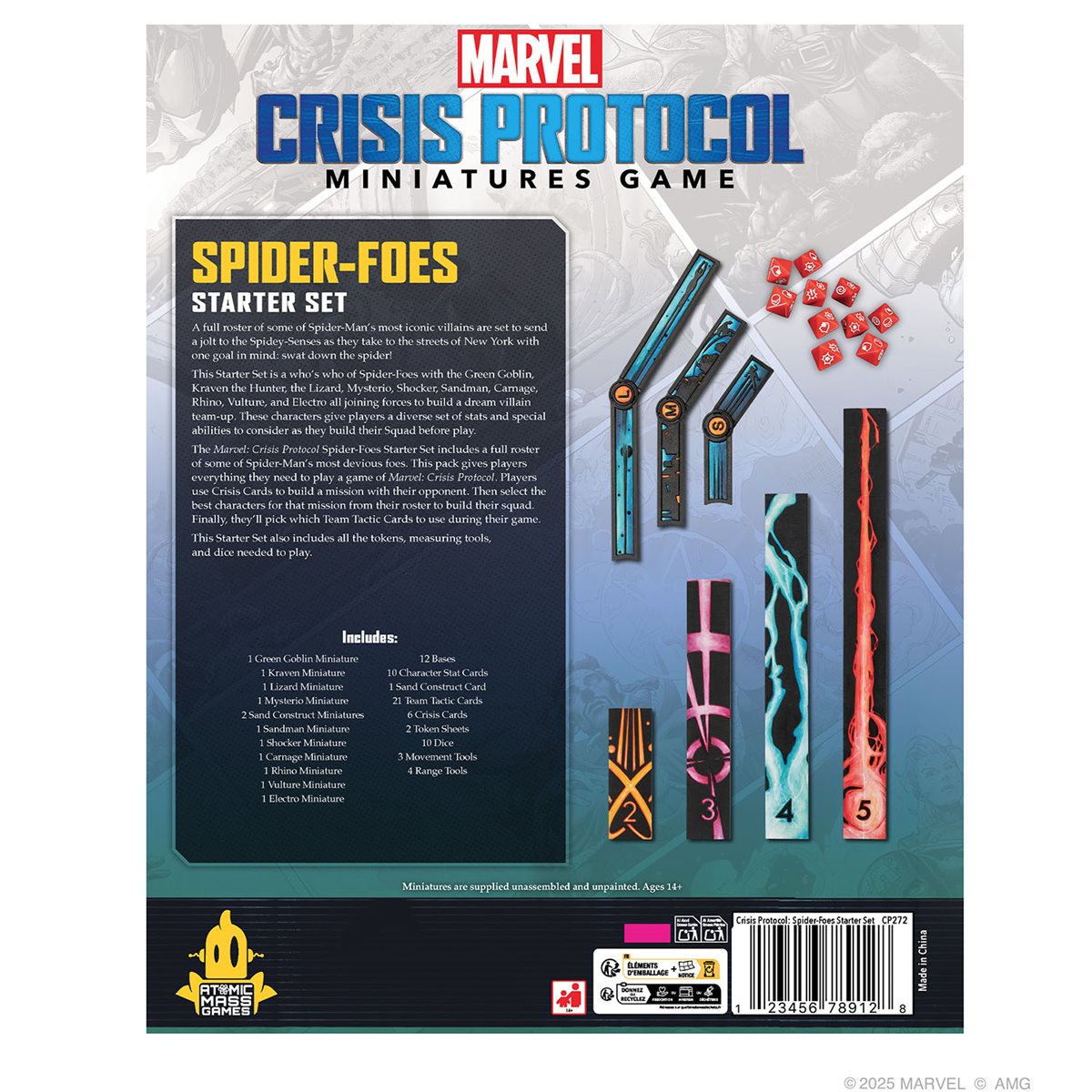 Marvel Crisis Protocol: Spider-Foes Starter Set (Release Date: December 12) Marvel Crisis Protocol Atomic Mass Games