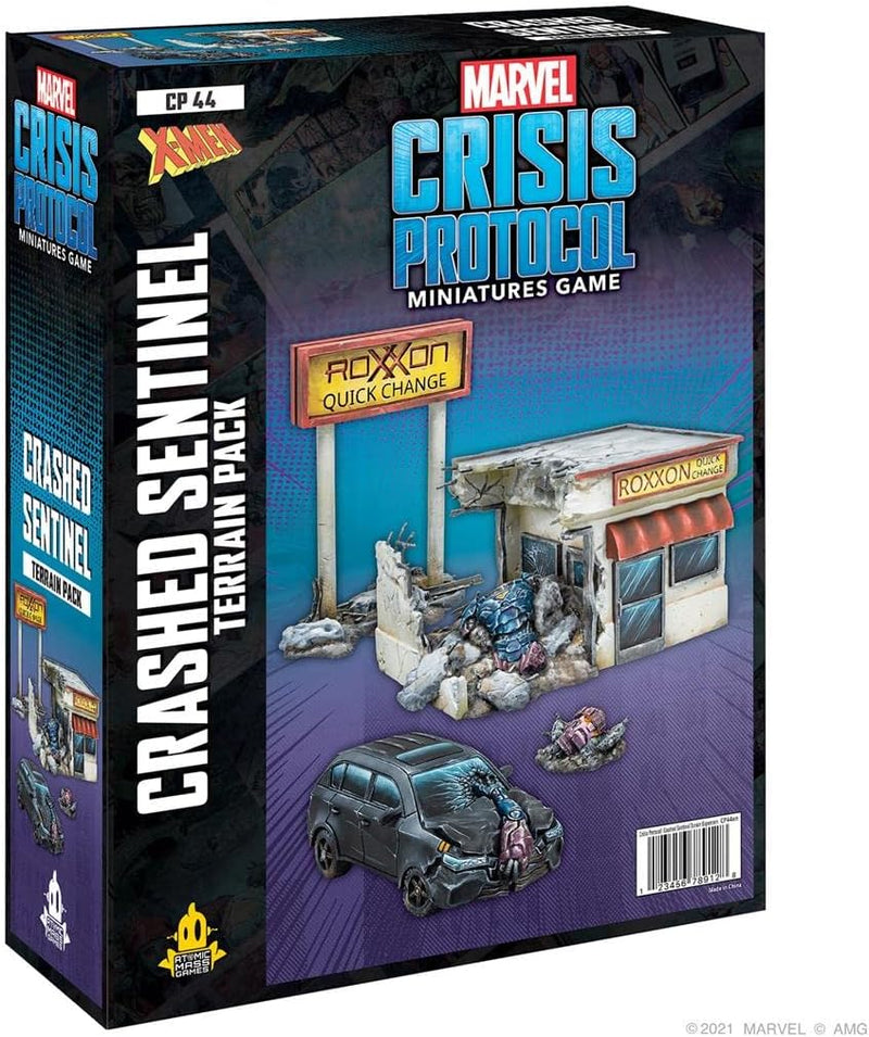Marvel Crisis Protocol: Crashed Sentinel Terrain Pack Marvel Crisis Protocol Atomic Mass Games   