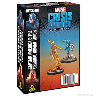 Marvel Crisis Protocol: Captain America & The Original Human Torch Marvel Crisis Protocol Atomic Mass Games   