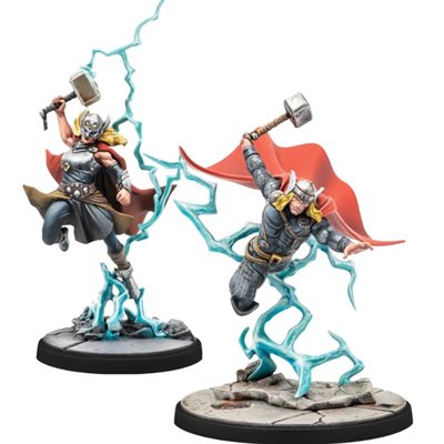 Marvel Crisis Protocol: Mighty Thor, Lady Sif, Thor, Hero of Midgard & Loki, Prince of Lies Marvel Crisis Protocol Atomic Mass Games   