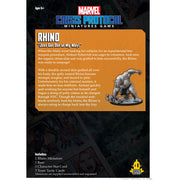 Marvel Crisis Protocol: Rhino Marvel Crisis Protocol Atomic Mass Games   