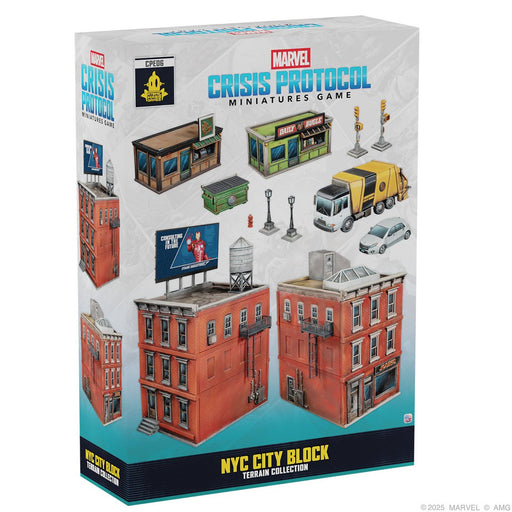 Marvel Crisis Protocol: NYC City Block Terrain Collection Marvel Crisis Protocol Atomic Mass Games