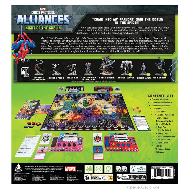 Marvel Crisis Protocol: Alliances - Night of the Goblin (The Board Game) Marvel Crisis Protocol Atomic Mass Games