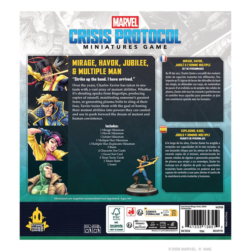 Marvel: Crisis Protocol: Dani Moonstar, Jubilee, Multiple Man & Havok (Release Date: October 30)