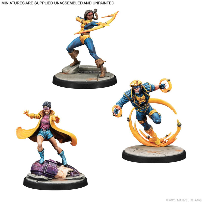 Marvel: Crisis Protocol: Dani Moonstar, Jubilee, Multiple Man & Havok (Release Date: October 30)