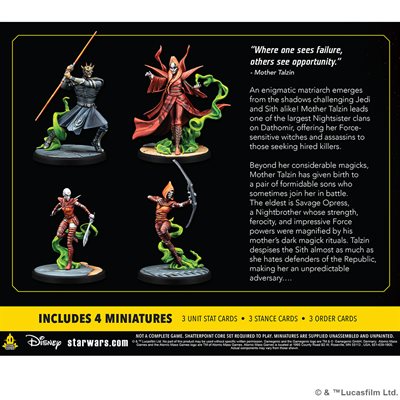 Star Wars Shatterpoint: Witches of Dathomir Squad Pack Star Wars: Shatterpoint Atomic Mass Games   